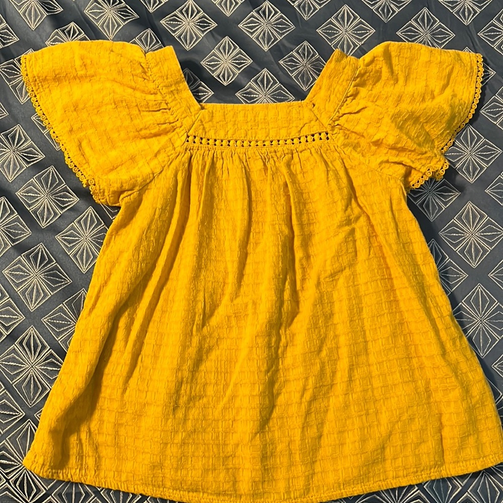 Cat & Jack girls size 7/8 (medium) short cap sleeve tunic; barely worn